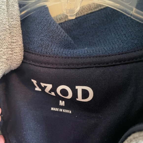 Men's IZOD Fleece Quarter-Zip Sweater - Picture 2 of 3